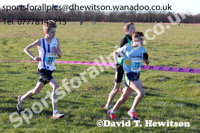 Boys under-13s North Eastern Cross Country Chanpionships. Photo: David T. Hewitson/Sports for All Pics